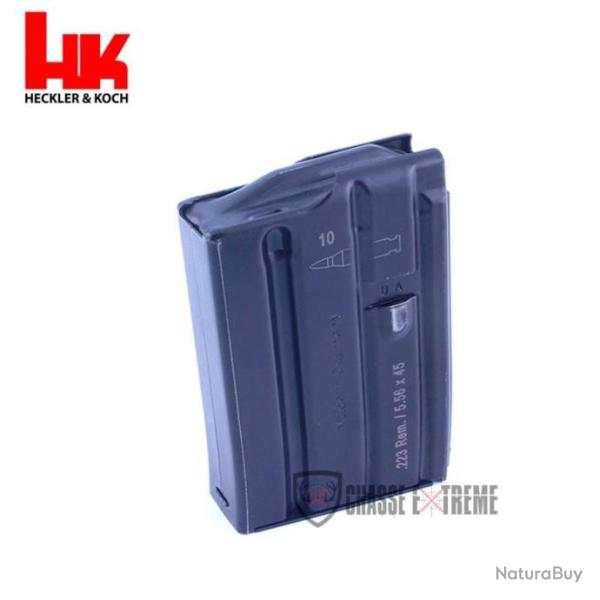 Chargeur H&K Acier 10 Coups Cal 223 Rem pour MR223