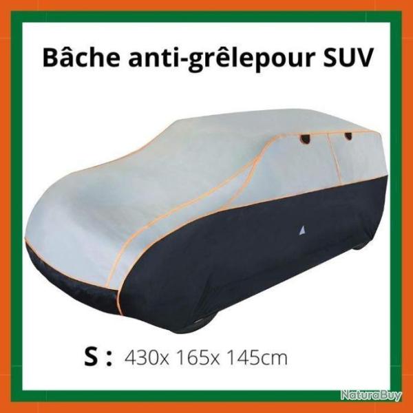 B�che anti-gr�le pour SUV - S : 430x 165x 145cm - Livraison gratuite