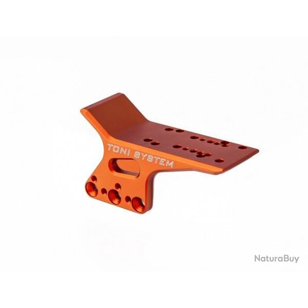 Connexion micro point rouge montage lunette pour CZ TS-TS2 Racing green/Deep B - TONI SYSTEM Orange