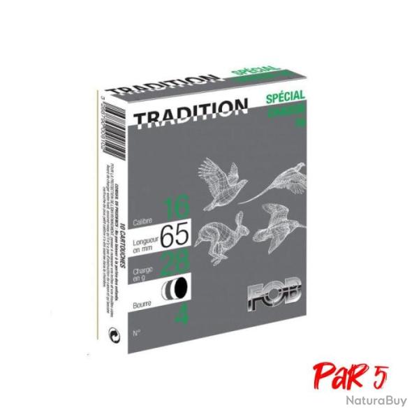 Cartouches FOB Sp�cial Chasse - Cal.16/65 - 2 / Par 5