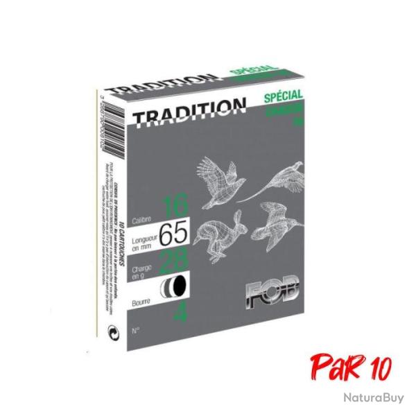 Cartouches FOB Spcial Chasse - Cal.16/65 - 5 / Par 10