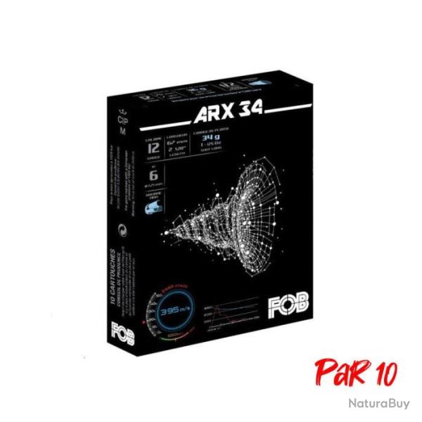 Cartouches de chasse FOB ARX 34 Cal.12 67 Par 10
