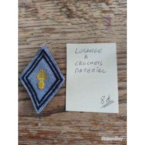 Losange a crochet mat�riel