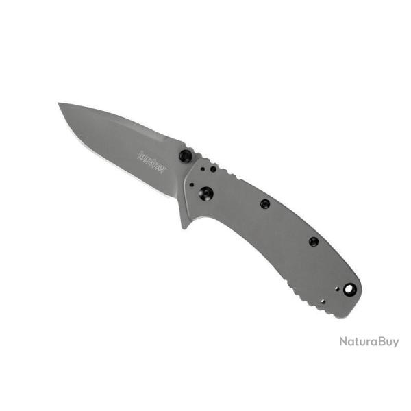 BEL640 COUTEAU KERSHAW "CRYO" LAME ACIER OUVERTURE SPEEDSAFE MANCHE ACIER 410 11CM NEUF