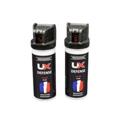 Umarex 2X Bombe "Gel poivre" UX 50ml avec avec clapet de s&eacute;curit&eacute;