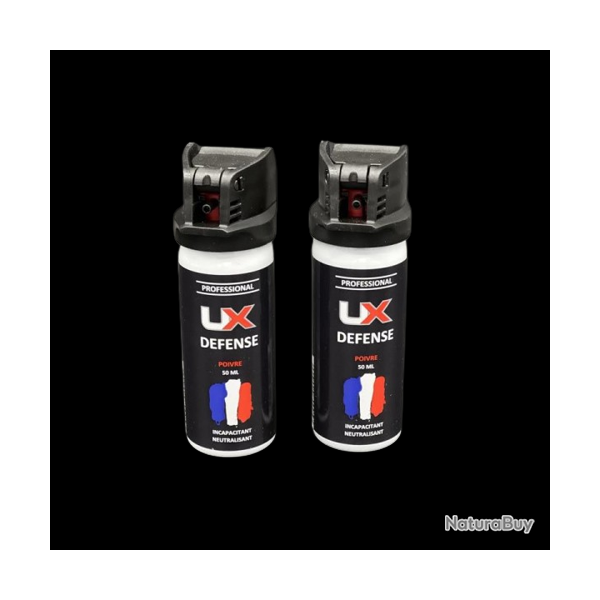 Umarex 2X Bombe "Gel poivre" UX 50ml avec avec clapet de s�curit�