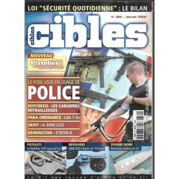 cibles 382 lda 7-45 para ordnance, remington 700 bdl,  munitions notions de base; fusils lisses poli