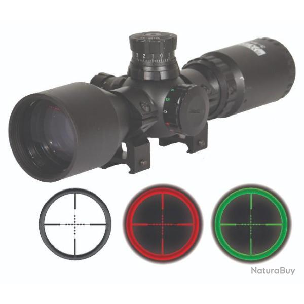 Airsoft Lunette de tir 3 - 9 x 42 �clair�e | Swiss arms (263889 | 3559962638891)