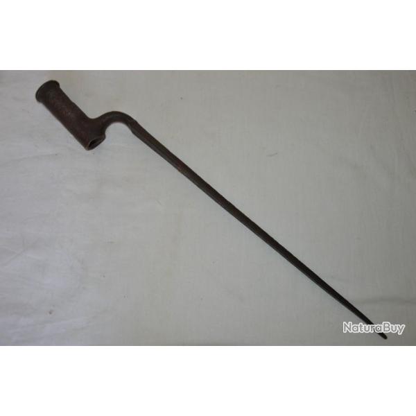 BAIONNETTE ANGLAISE FUSIL BROWN BESS XVIII � SIECLE-BAYONNET  FOR ENGLISH RIFLE 18 Th CENTURY