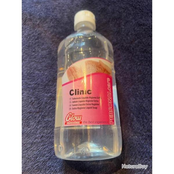 Savon extra hygiene liquide 500ml GLOW professional Clinic sans parfum usage fr�quent