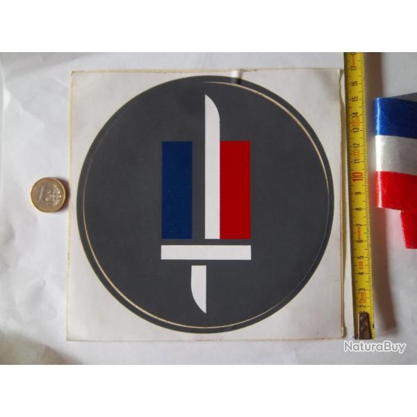 grand autocollant arme de terre