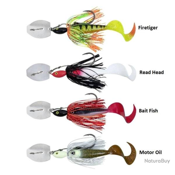 CHATTERBAIT CAT CHATTER BLACK CAT 70GR Firetiger