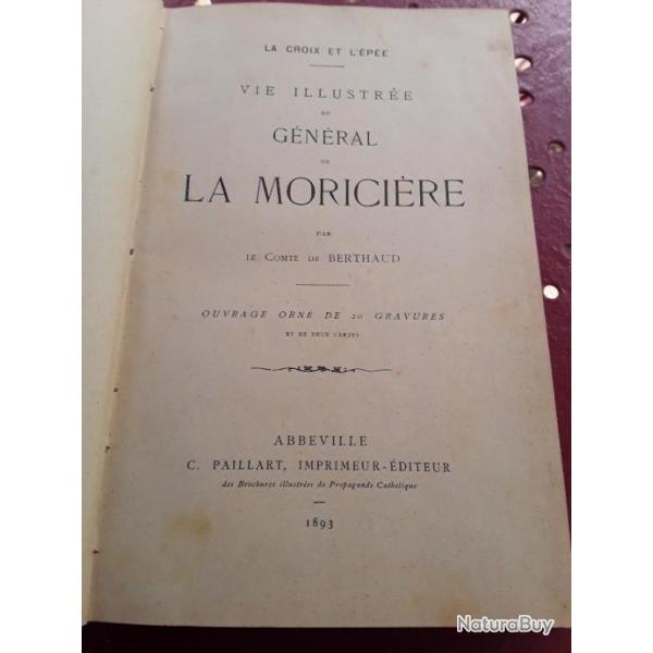 Livre sur la vie illustr�e du g�n�ral de la moriciere