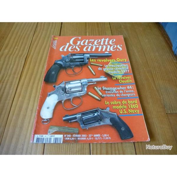 GAZETTES DES ARMES  340