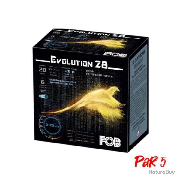 Cartouches FOB Evolution 28 HP BG Cal.28 70 6 Par