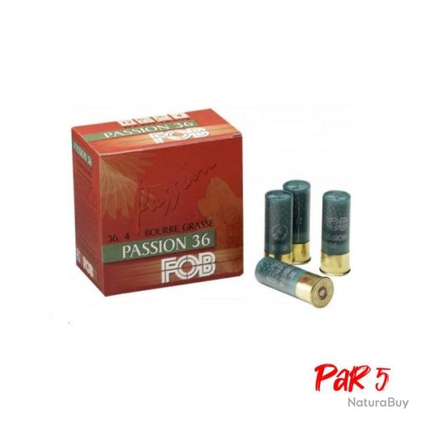 Cartouches de chasse FOB Passion 36 BG Cal.12 70 Par 5