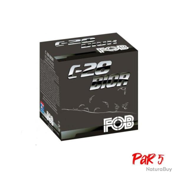 Cartouches de chasse FOB Bior 28 Cal.28 70 Par 5