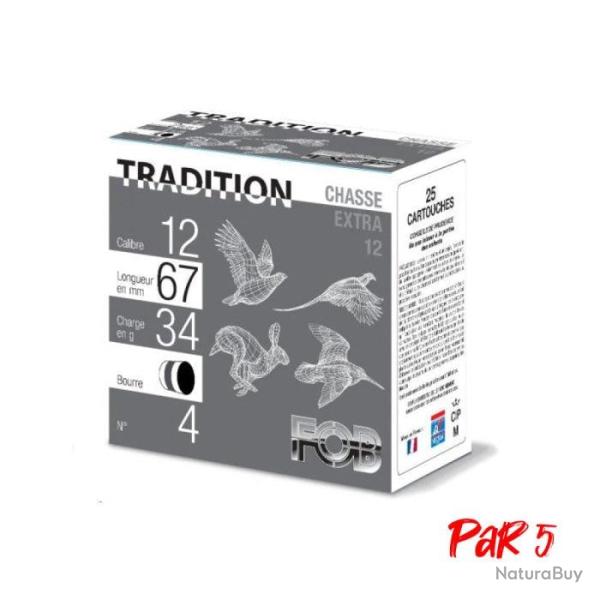 Cartouches de chasse FOB Extra 12 67 Par 5