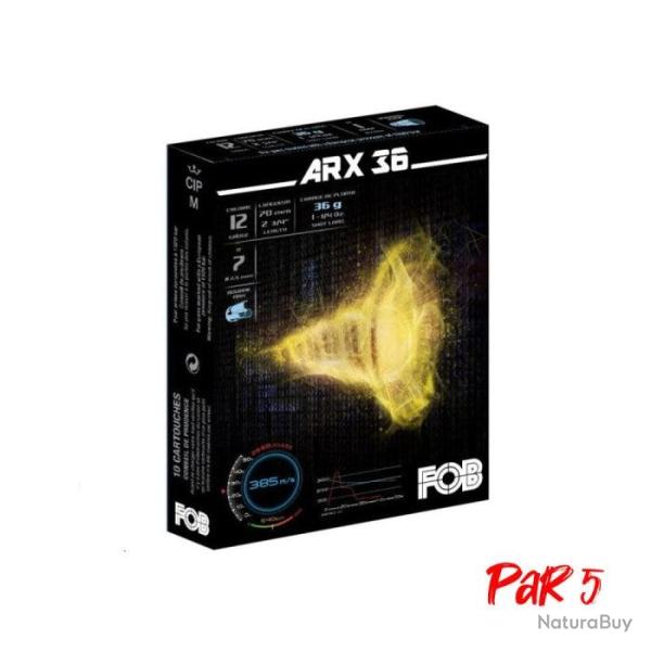 Cartouches de chasse FOB ARX 36 Cal.12 70 Par 5