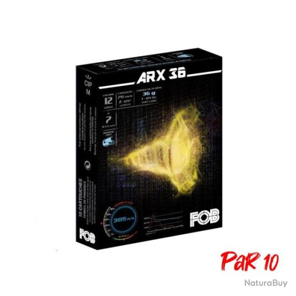 Cartouches de chasse FOB ARX 36 - Cal.12/70 - 10 / Par 10