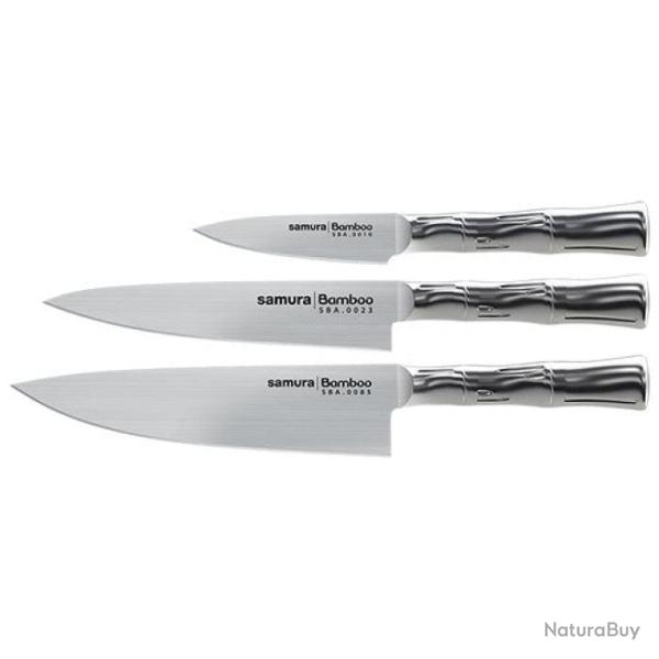 Coffret 3 couteaux Samura Bamboo Default Title