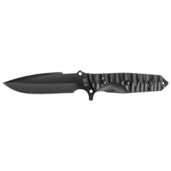 Couteau TB Outdoor Maraudeur Lisse Toxifi&eacute; - 24,6 cm / Noir