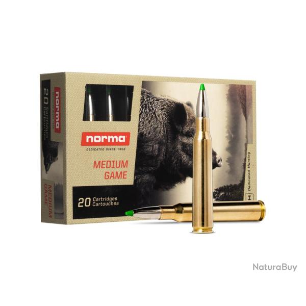 Munitions NORMA calibre 7x64 Ecostrike 140gr - 9g x20