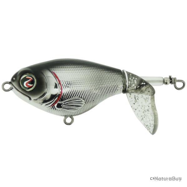Poisson Nageur River2Sea Whopper Plopper 60 Chrome Black
