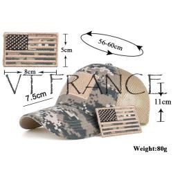 Casquette Brodee USA Camouflage-Vert 20260729082521
