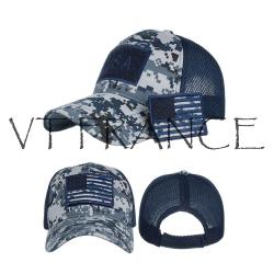 Casquette Brodee USA Camouflage-Bleu 20260729082521