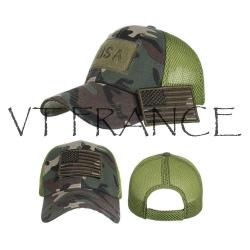 Casquette Brodee USA Camouflage-Army Green 20260729082521