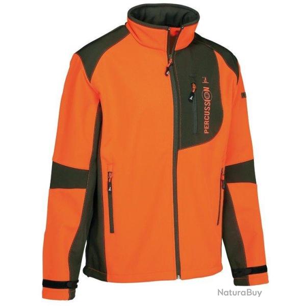 Veste softshell orange PERCUSSION-4XL