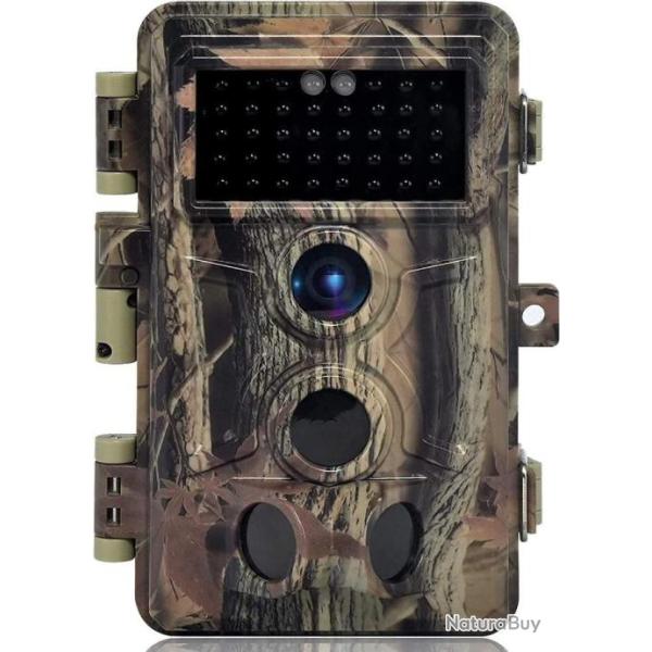 Cam�ra de Chasse 16MP 1080P IP66 �tanche 40Pcs LED Vision Nocturne Infrarouge 65FT Grand Angle 120�