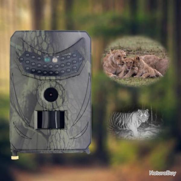 Camra de Chasse 12MP HD 1080P IR Vision Nocturne Infrarouge tanche