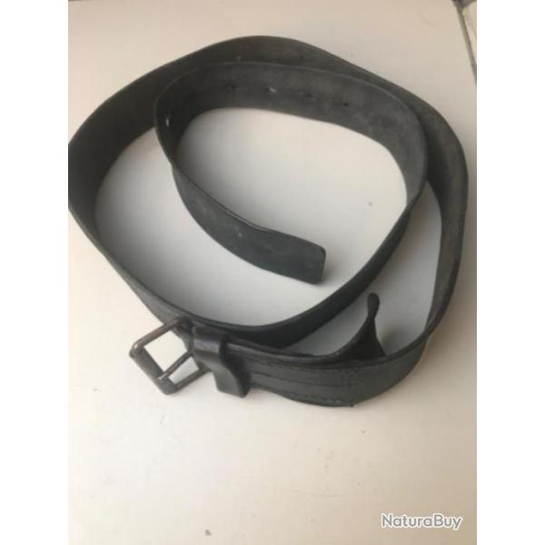 Ceinturon francais,en cuir,ww1,ww2, Indochine, Alg�rie.Ideal mannequin,reconstitution.