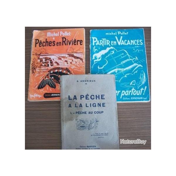 LOT DE LIVRES ANCIENS SUR LA PECHE