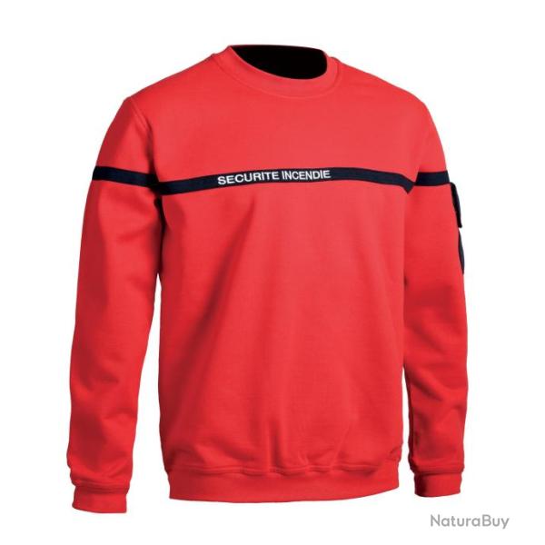 Sweat Scu One scurit incendie ROUGE