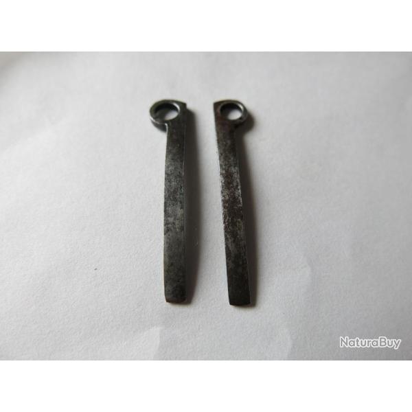 VENDU PAR CUIRASSIER11 PAIRE DE RESSORTE  DE FUSIL HAMMERLESS LONGUEUR 36,6 MM