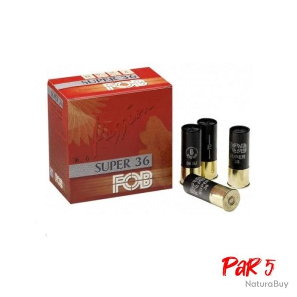 Cartouches � plombs FOB Super 36 - Cal.12/70 - 36 g / 1 / Par 5