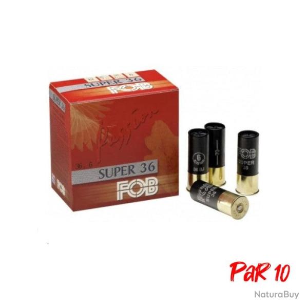 Cartouches � plombs FOB Super 36 - Cal.12/70 - 36 g / 1 / Par 10