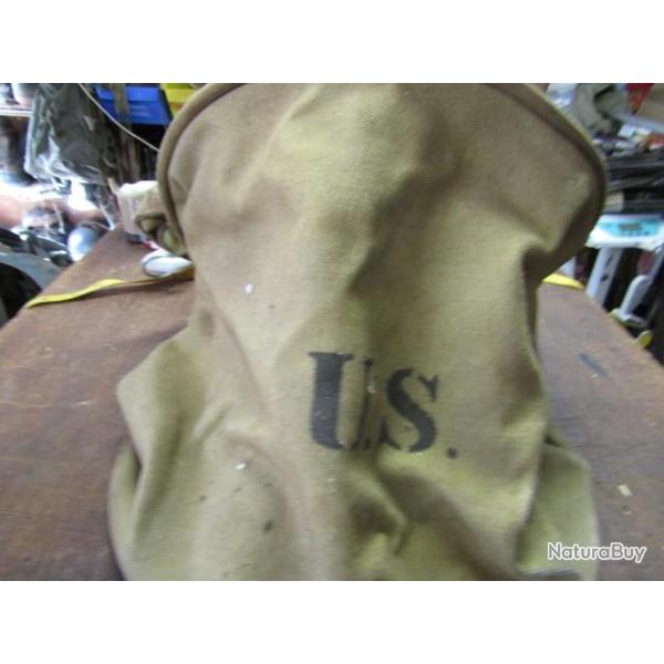 sceau � eau US army GI WW1 tampon r�glementaire 1915 r�emploi seconde guerre BUCKET WATERING CANVAS