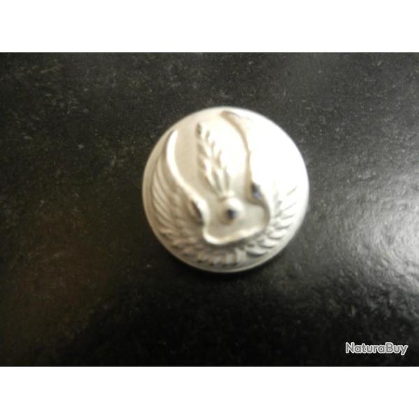 bouton Gendarmerie de l'air argent� diam�tre 25 mm