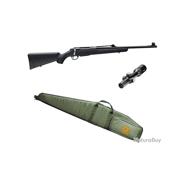 Pack Carabine TIKKA T3X BATTUE LITE CAL.30-06 + Lunette STEINER Ranger 1-4x24 + Fourreau