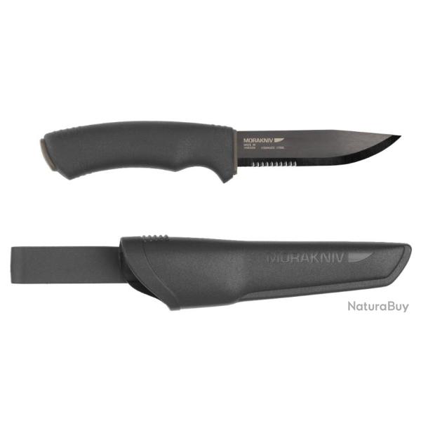 COUTEAU MORA BUSHCRAFT BLACK SRT Stainless