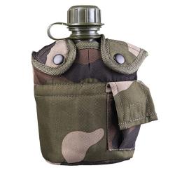 Gourde militaire US CAMO avec housse MILTEC