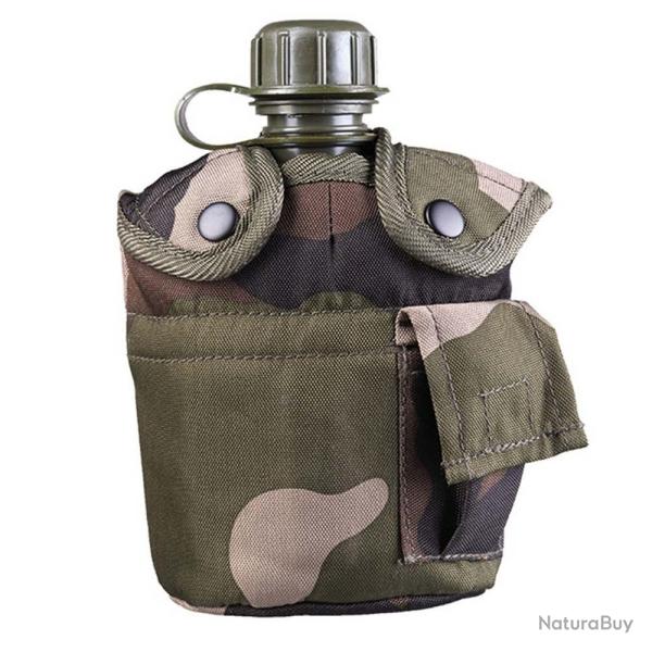 Gourde militaire US CAMO avec housse MILTEC