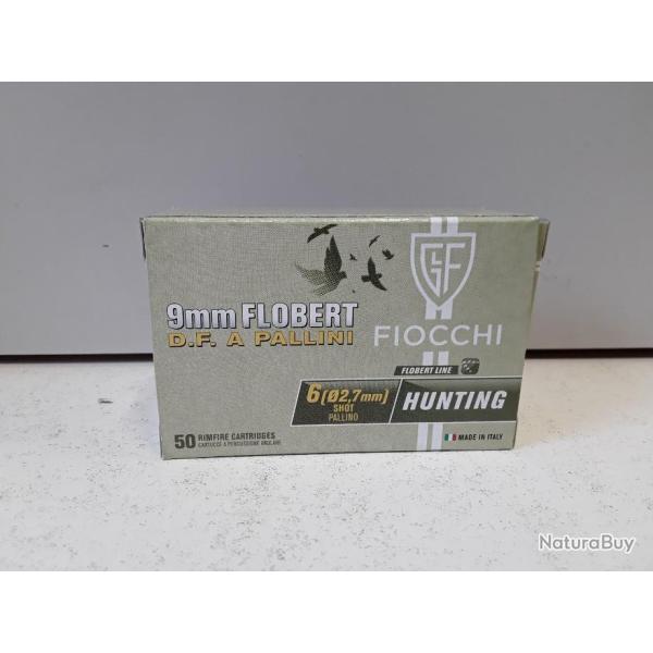 x50 cartouches Fiocchi cal.9mm double charge