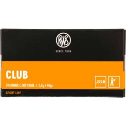 .22 lr. Club 2,6g/40grs. (Calibre: .22 lr.)