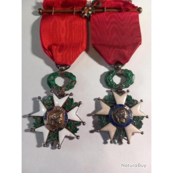2 m�dailles L�gion d'Honneur