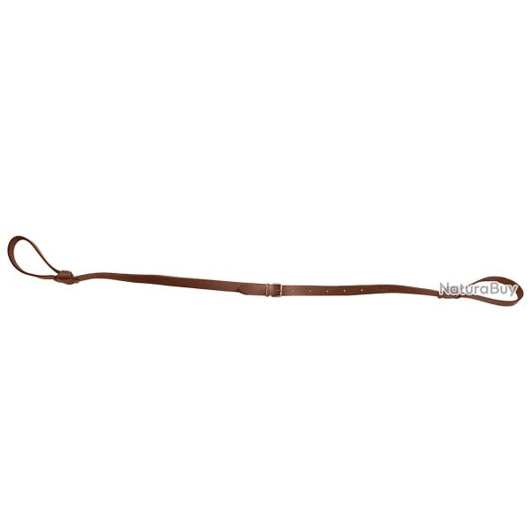 Bretelle cuir pleine fleur double lasso plate - Country Sellerie - CU1328